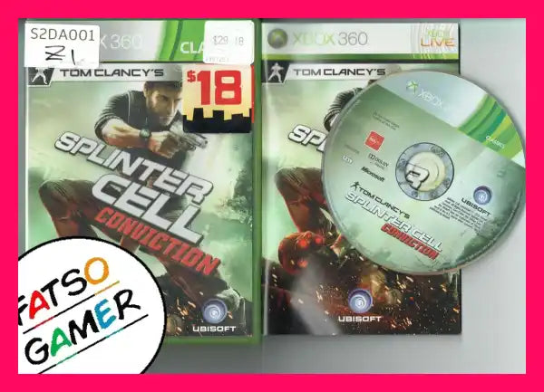 Splinter Cell Conviction Xbox 360 - FatsoGamer