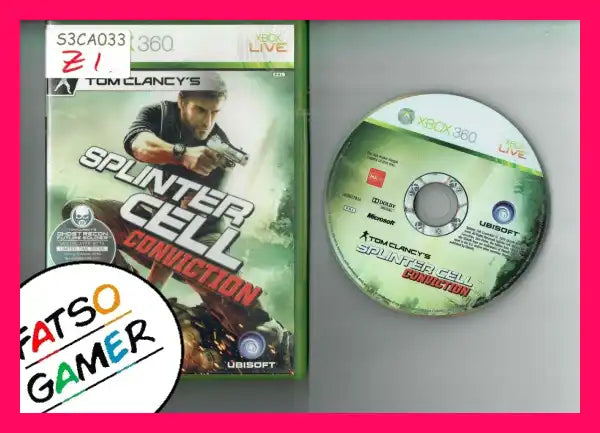 Splinter Cell Conviction Xbox 360 - FatsoGamer