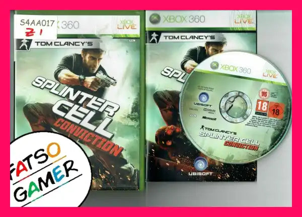 Splinter Cell Conviction Xbox 360 - FatsoGamer