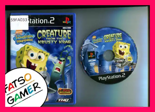 Spongebob Squarepants Creature from the Krusty Krab Ps2 - FatsoGamer