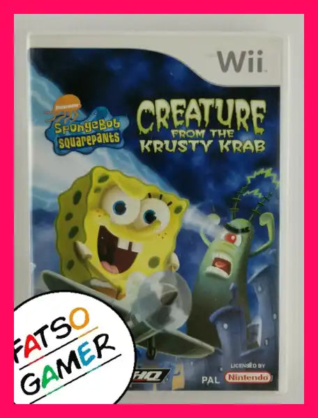 Spongebob Squarepants Creature from the Krusty Krab Wii - Video Games