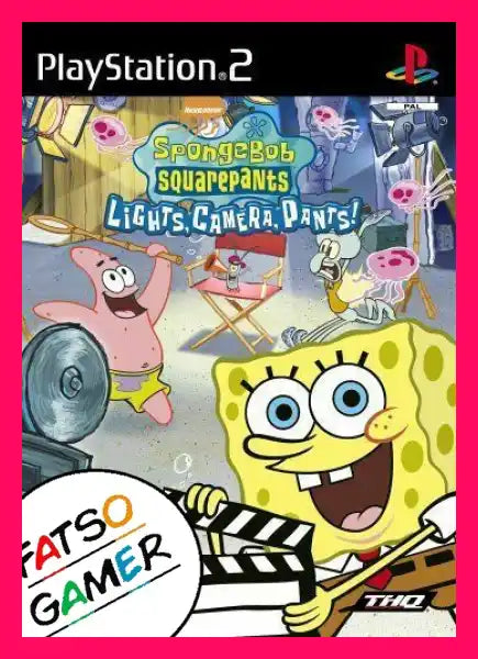 Spongebob Squarepants Lights Camera Pants PS2 - Video Games