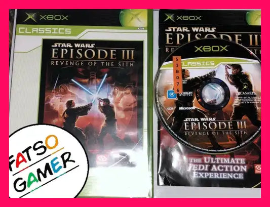 Star Wars Episode III (Microsoft Xbox) - S1B076 - FatsoGamer