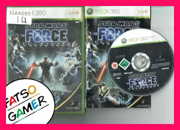 Star Wars The Force Unleashed Xbox 360 - FatsoGamer