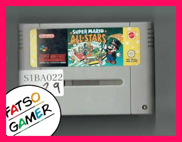 Super Mario All Stars SNES (Super Nintendo) S1BA022 - FatsoGamer