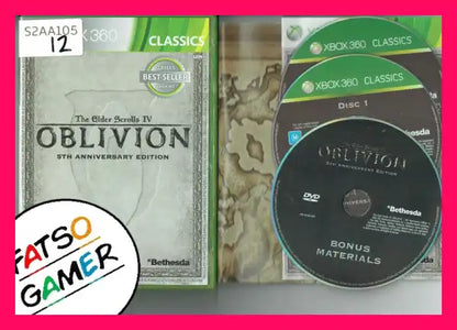 The Elder Scrolls Oblivion 5th Anniversary Edition Xbox 360 S2AA105 - FatsoGamer