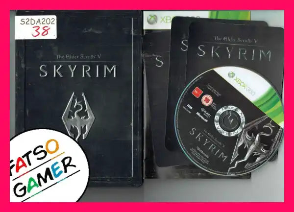 The Elder Scrolls Skyrim Steelbook Edition Xbox 360 S2DA202 - FatsoGamer