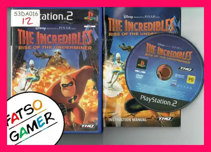 The Incredibles Rise of the Underminer PS2 - FatsoGamer