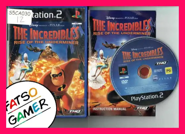 The Incredibles Rise of the Underminer PS2 - FatsoGamer