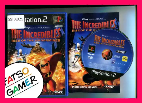 The Incredibles Rise of the Underminer PS2 - FatsoGamer