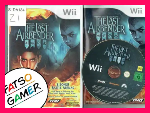 The Last Airbender Wii S1DA134 - FatsoGamer