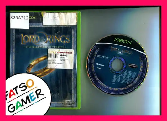 The Lord of the Rings The Fellowship of the Ring Xbox - FatsoGamer