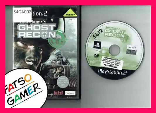 Tom Clancy’s Ghost Recon PS2 S4GA002 - FatsoGamer