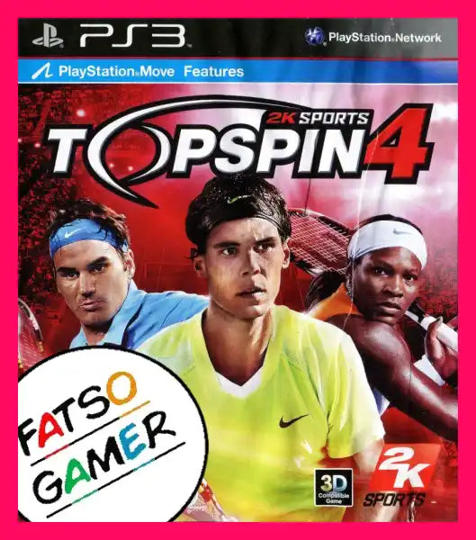 Top Spin 4 PS3 - Game with Case and Booklet - Video Games