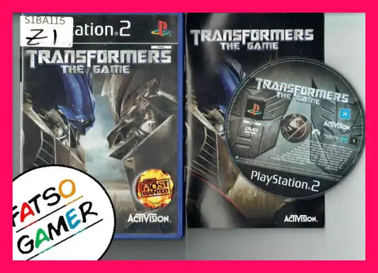 Transfomers The Game PS2 - FatsoGamer