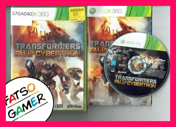 Transformers Fall of Cybertron Xbox 360 - FatsoGamer