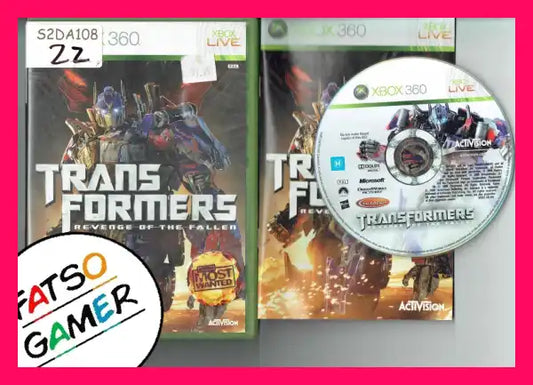 Transformers Revenge of the Fallen Xbox 360 - FatsoGamer