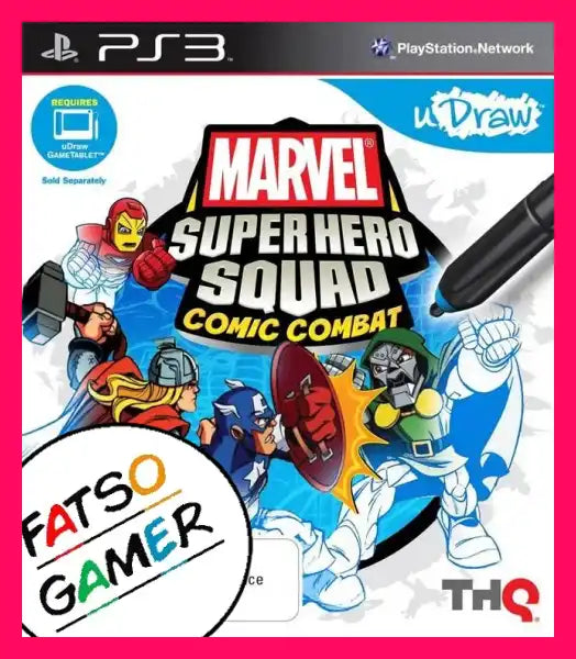 U Draw Marvel Super Hero Squad Comic Combat Ps3 Video Games