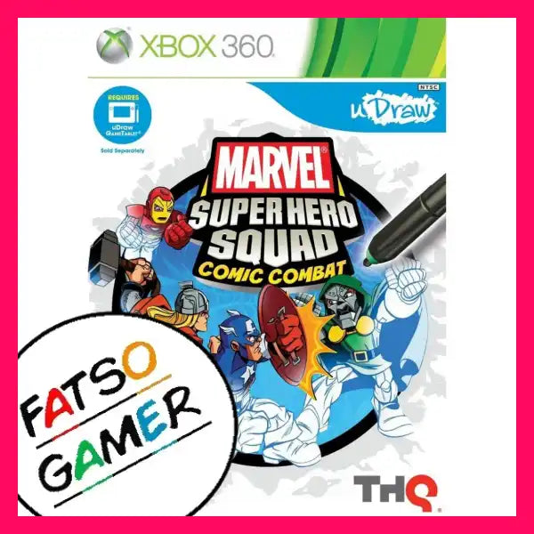 U Draw Marvel Super Hero Squad Comic Combat Xbox 360 Video Games