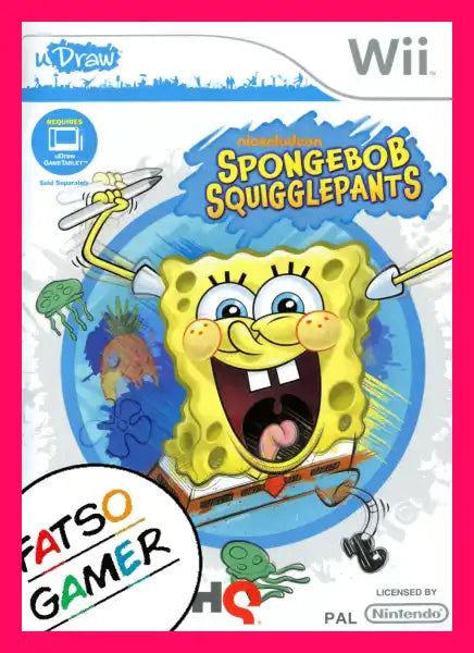 uDraw Spongebob Squigglepants Wii - Video Games