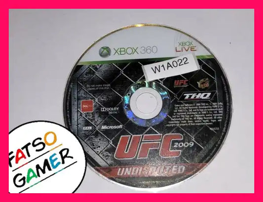 UFC Undisputed 2009 Xbox 360 Disc Only W1A022 - FatsoGamer