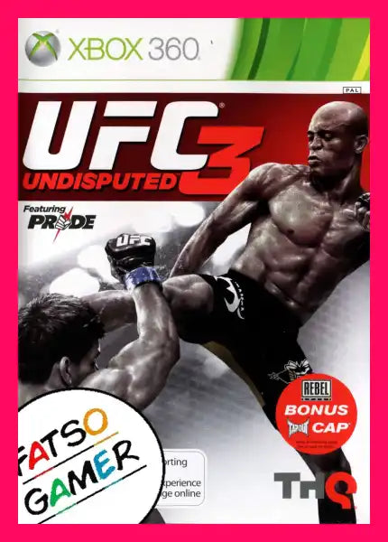 Ufc Undisputed 3 Xbox 360 Video Games