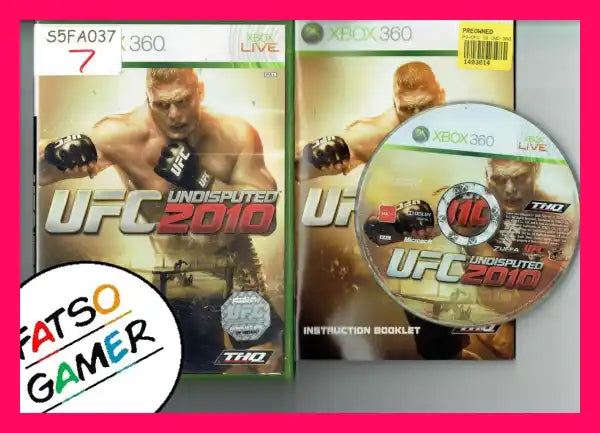 UFC Undisputed Xbox 360 S5FA037 - FatsoGamer