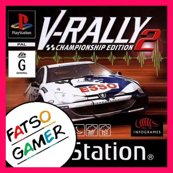 V-Rally 2 Ps1 Video Games