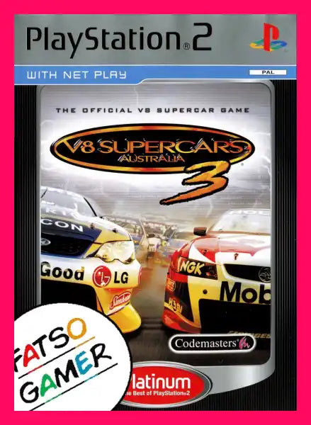 V8 Supercars 3 Ps2 Video Games