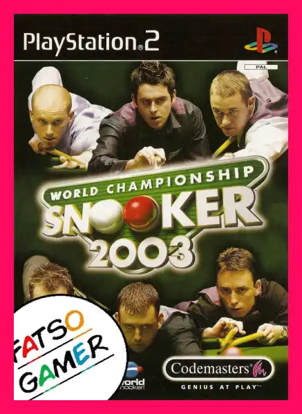 World Championship Snooker 2003 PS2 - Video Games