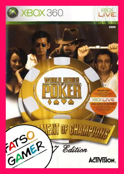 World Series Of Poker Tournament Champions Xbox 360 Video Games